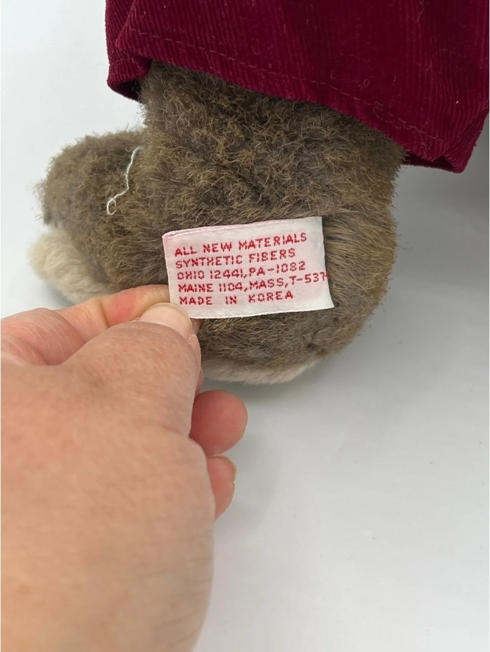 Vintage 1985 Love Land Plushie Bunny By Windsor Toys Inc.